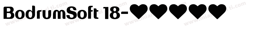 BodrumSoft 18字体转换